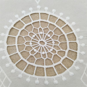 Tissu élégant et durable en dentelle brodée 100% coton pour tissu Produit de qualité supérieure - Product Image 3