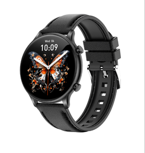 DF HT12 男女通用智能手表（2条表带）1.27英寸高清40毫米iOS Android通话健康睡眠追踪120种运动模式IP68 - Product Image 1