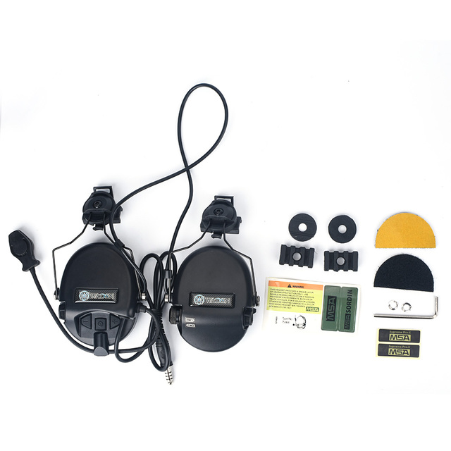 WADSN WZ188 Ver.1 Tactical Sports Headset with Helmet Adapter Communication Earmuffs for Athletes Optimal for Sports