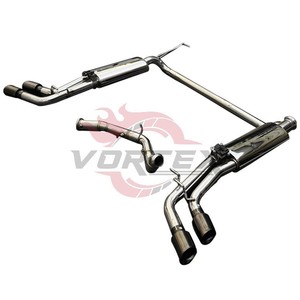 ท่อไอเสียสแตนเลสสตีล Vortex High Performance สำหรับ AMG G350 2.0T ปลายท่อสีดำแบบ Quad เพิ่มพลัง - Product Image 3