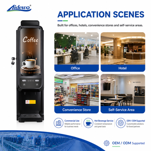 Machine à boissons instantanées commerciale Aidewo 28TK, machine à latte <span class=keywords><strong>vanille</strong></span> instantanée, boissons chaudes et à température ambiante pour les cafés - Product Image 3
