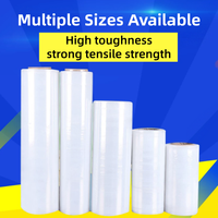 Films d'emballage extensibles en LDPE pour palettes, films d'emballage en PE, film extensible pour palettes en rouleau jumbo pour l'industrie