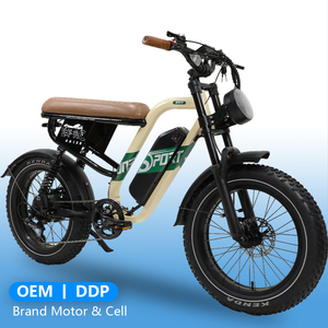 Vélo électrique tout-terrain ONESPORT Bafang à double <span class=keywords><strong>moteur</strong></span> 500W, batterie 48V 13.5Ah, pneus de 20 pouces, freins à disque hydrauliques, vélo de neige, Ebike - Product Image 1