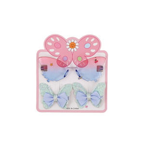 New Kids Butterfly Sunglasses Hair <b>Clip</b> Set Korean Glitter <b>Bow</b> Hair Barrettes Cute Girls Party Eyewear Hair Accessories Kit - Product Image 5
