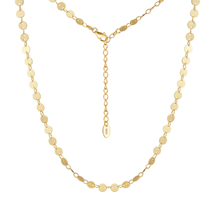 Rinntin Bsc80 thanh nhã 925 Sterling bạc 4mm Vòng tấm chuỗi Choker Vòng cổ - Product Image 1