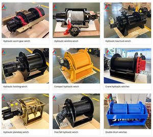 Argano Idraulico per Uso Continuo da 3t-50t per Bulldozer e Trattori per Silvicoltura, Imbarcazioni, Camion e Traino di Tronchi - Product Image 4