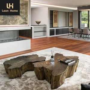 Light Luxury <strong>Simple</strong> Modern Nordic Stainless Steel Marble Top Coffee <strong>Table</strong> High-<strong>End</strong> Living Room Tea <strong>Table</strong> - Product Image 2