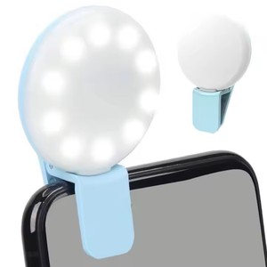 Mini anneau lumineux LED portable rechargeable <span class=keywords><strong>pour</strong></span> selfie, idéal <span class=keywords><strong>pour</strong></span> la photographie et <span class=keywords><strong>les</strong></span> <span class=keywords><strong>téléphones</strong></span> – Meilleure vente - Product Image 4