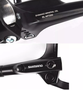 Freins à disque hydrauliques <span class=keywords><strong>Shimano</strong></span> MT200 avant et arrière avec plaquettes de <span class=keywords><strong>frein</strong></span> adaptés aux vélos de montagne <span class=keywords><strong>VTT</strong></span> Pièces de <span class=keywords><strong>frein</strong></span> - Product Image 5