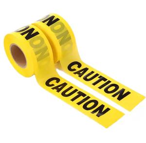PE cảnh báo băng giá chướng ngại vật an toàn băng màu vàng tùy chỉnh <span class=keywords><strong>CAUTION</strong></span> <span class=keywords><strong>Tape</strong></span> - Product Image 2