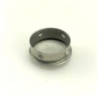 Tuyau rond moderne en acier inoxydable 304 de 25 mm, antirouille, pour pieds de table, raccords d'escalier, embout de finition, décoration d'escalier intérieur/extérieur