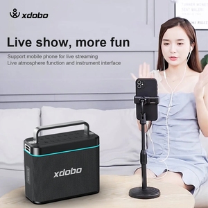 Xdobo verità sintonizzatore 200W grazia altoparlante ricaricabile campeggio <span class=keywords><strong>K</strong></span> Song Party Box per bassi pesanti microfono senza fili Caixa De Som - Product Image 6
