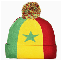Nouveau bonnet tricoté avec drapeau des Seychelles pour femmes et hommes, bonnet à pompon, bonnet chaud d'hiver, doux, extensible, pas cher, vente en gros personnalisée