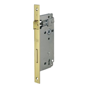 CERRADURA PARA PUERTAS DE MADERA PATENTE BORDE CUADRADO GRANDE 'MOD. 590 'AGB E50-Cromo mate - Product Image 1