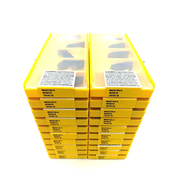 NGD3125LK KC5010 CNC cutting tools inserts kennametal inserts made in USA carbide cnc tools