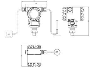 RKS RP1003 고정밀 4G/LoRa 무선 압력 송신기-배터리 구동, 원격 모니터링용 산업용 등급 - Product Image 3