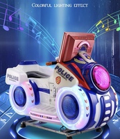 Jeu vidéo simulateur de course pour enfants, type voiture à monter ou machine à bascule motorisée, à monnayeur, avec musique, garantie 1 an pour usage intérieur