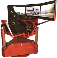 Hotselling Trois écran Mouvement Voiture Monnayeur Voiture De Course Simulateur D'arcade Machine de Jeu Vidéo À Vendre