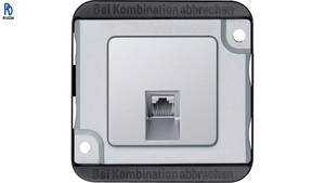 Mtn470660 Tomacorriente RJ45, Empotrable, 1 Puerto, Gris, Serie M - Product Image 1