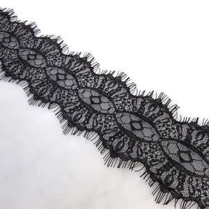 9CM Double-sided sewing chantilly french lace trimming wholesale