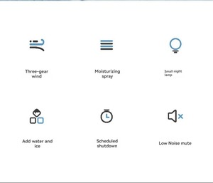 Nuevo Ventilador de Aire Acondicionado Portátil para el Hogar, Recargable por USB, con Función de Rociado, Humidificación y Luz, para Escritorio - Product Image 6