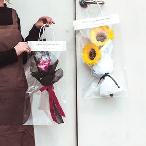 Bolsas de Papel Sintético Transparentes Clásicas para Empaque de Ramos de Flores, Impermeables, para Suministros de Floristería - Product Image 4