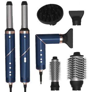 Plancha de pelo 5 en 1, secador de pelo, cepillo de aire caliente, secador de pelo, cepillo de aire caliente, secador de pelo de un paso, cepillo de aire caliente - Product Image 2