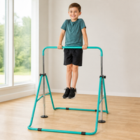Barre horizontale pliable en acier inoxydable pour enfants, disponible en OEM, hauteur réglable de 85 à 129,5 cm, structure stable et sécurisée pour la maison