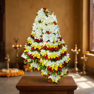 Artificial <b>Flower</b> <b>Garland</b> Small Dhol Ladi Plastic Width 4.0 cm Indoor Hanging Model AFF-<b>Garland</b>-9.3 - Product Image 3