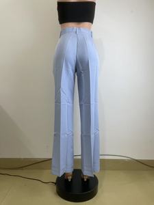 Pantaloni Primaverili e Autunnali per <span class=keywords><strong>Donna</strong></span>, Taglia S-3XL, Vita Alta, Gamba Larga Dritta, Pantaloni Casual da Ufficio per Signore - Product Image 6