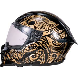 Befast furius maori đôi Visor Full-Face bán buôn xe máy Mũ bảo hiểm vàng kích thước L từ Ý Nhà cung cấp - Product Image 4