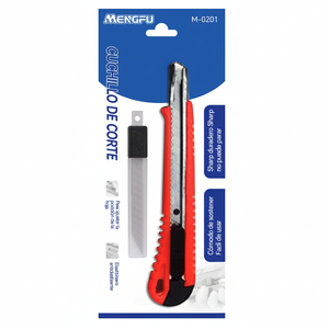 Set di 2 coltelli multiuso Mengfu con lame in acciaio modello M-0201 per tagli precisi, prodotto in Cina - Product Image 2