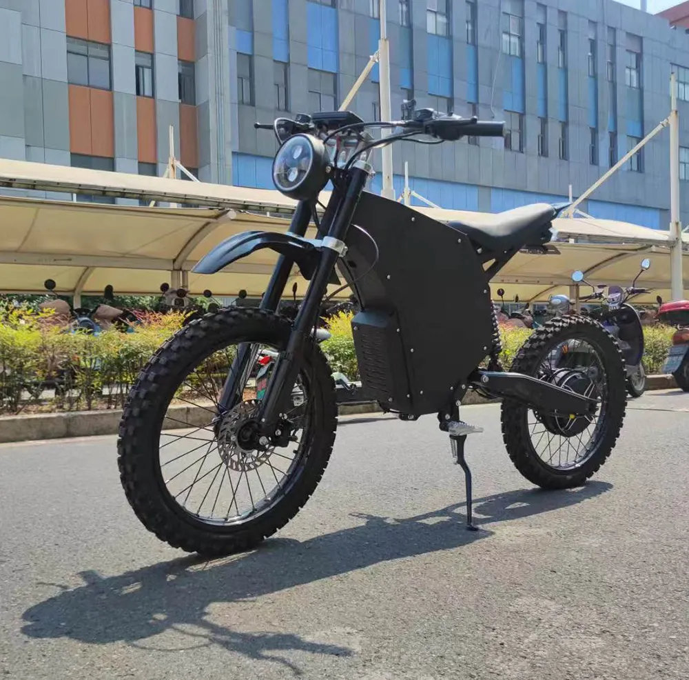 Sur Ron 새로운 패션 6000w72v 거리 법적 먼지 자전거 장거리 100km 빠른 속도 전기 먼지 자전거 eBike 오토바이