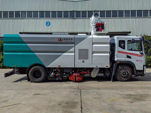 Camión barredor de 18 toneladas para la eliminación de la contaminación en carreteras, vehículo de limpieza profunda de alta presión para saneamiento urbano en el sudeste asiático - Product Image 6