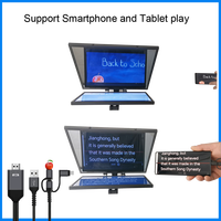 Simar Teleprompter Nirkabel 24-Inci dengan Fitur Self-Reversing untuk Siaran Profesional dan Studio