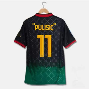 2024/25 camiseta de fútbol personalizada de Tailandia MILAAN X versión de jugador rojo camisetas de fútbol en blanco hasta tamaño 4XL - Product Image 3