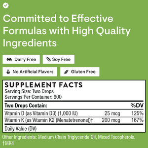 LIFEWORTH Vitamine <span class=keywords><strong>D3</strong></span> K2 Liposomale Liquide en Gouttes 5000 UI Soutient l'Immunité et les Os pour Hommes et Femmes - Product Image 4