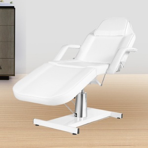 Meubles de salon commerciaux, lit de beauté hydraulique noir pour tatouage, chaise faciale à 3 sections, table de massage rotative à 360 degrés, vente en gros - Product Image 6