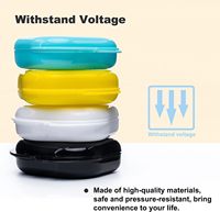 Étui de rangement pour appareil dentaire en PP, personnalisable avec logo OEM/ODM, multicolore, pour gouttières et aligneurs