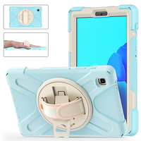 Étui de protection en gros pour tablette Samsung Galaxy Tab A7 Lite 8,7 pouces 2021 (SM-T220 / T225) avec sangle de transport main et épaule