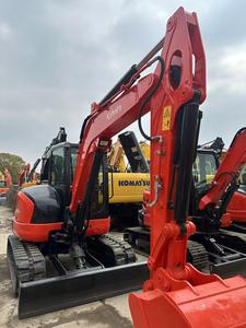 Excavatrice sur chenilles d'occasion 6 tonnes KX163-5 avec chenilles en caoutchouc, modèle 2021-2023, moteur, godet de 0,2 m³, 1000 heures d'utilisation, boîte de vitesses. - Product Image 4