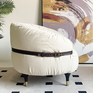 Fauteuil moderne rembourré confortable de détente d'<span class=keywords><strong>accent</strong></span> de zone d'attente de salon d'hôtel de maison de loisirs pour le salon - Product Image 3