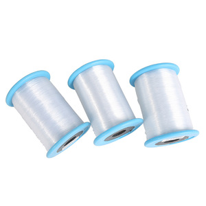 Crystal <b>Beaded</b> Fishing Line 0.4 1.0mm Round Transparent Elastic <b>Thread</b> For Jewelry Making Wholesale Spools - Product Image 5