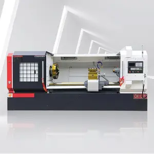 Pipe Threading Cutting Lathe Machine QK1322 CNC Pipe Thread Lathe