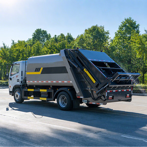 Camion à ordures Dongfeng de 9 mètres cubes, compacteur auto-chargeur et auto-déchargeur, de petite taille - Product Image 4