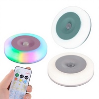 Veilleuse intelligente d'ambiance avec détecteur de mouvement par induction corporelle, batterie intégrée, pour chambre à coucher, chevet, télécommande, intensité réglable