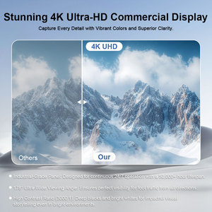 จอแสดงผลดิจิทัลแบบไร้ขอบขนาด 65 75 85 นิ้ว ความละเอียด 4K UHD ระบบแอนดรอยด์ พร้อม WiFi สำหรับโฆษณา รองรับระบบ Cloud CMS Hub - Product Image 3