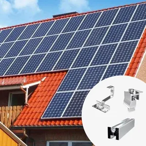 Solarmontagesystem Ziegeldachmontagesystem Solarpanelsystem Ziegeldach-Solarmontagesystem PV-Panel Aluminium-Solarhalterungen