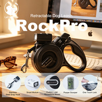 Laisse pour chien RockPro Heavy Duty pour grands chiens, laisse robuste et durable avec poignée rembourrée pour la promenade, l'entraînement et les sorties en extérieur