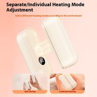 Chauffe-mains électriques rechargeables portables à thermostat réglable magnétique 2 en 1 6000 mAh Protection contre la surchauffe